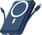 Wireless Powerbank blau