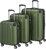 Travelite City Koffer Set in grün