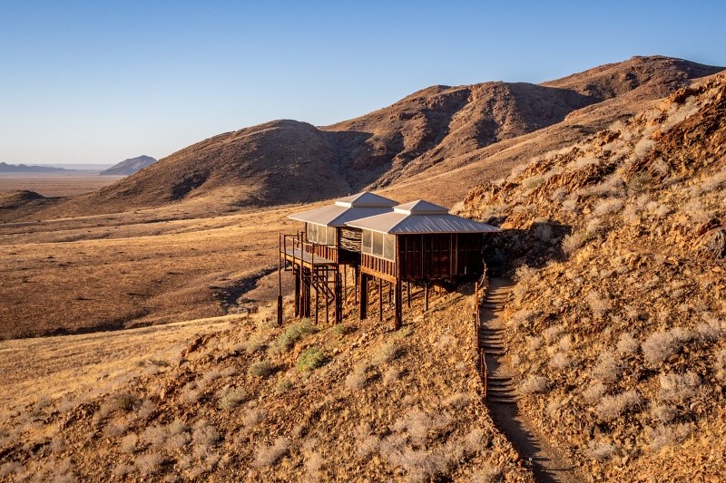 Eine Berg Lodge in Namibia